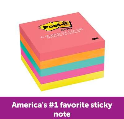 2400 Post-It SHEETS Notepad The Letter P White Sticky Notes 3 Square  Office NEW