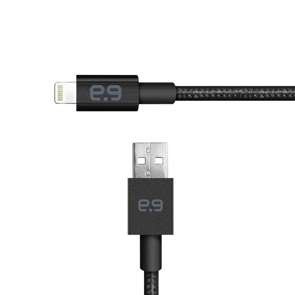 Cargador de coche Ksix, 12W, Made for iPhone + cable Lightning - USB C